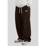 GENIUS Erkek Pantolon Fitilli Kadife Bol Paça Oversize Pantolon