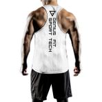 Genius Store Erkek Dry Fit Y-back Gym Fitness Sporcu Atleti Genıus - Fıt beyaz