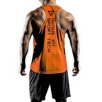 GENIUS STORE Erkek Dry Fit Y-back Gym Fitness Sporcu Atleti (TURUNCU, M)