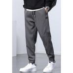 GENIUS STORE Erkek Eşofman İçi Polarlı Bağcıklı Bel Jogger Spor Eşofman Altı SPOR-ESF001