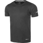 Genius Store Erkek Nem Emici Hızlı Kuruma Atletik Teknik Performans Spor T-Shirt Drıfıt-Kısakol Füme 2Xl