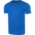 Genius Store Erkek Nem Emici Hızlı Kuruma Atletik Teknik Performans Spor T-shirt Drıfıt-kısakol saks-mavi