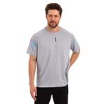 GENIUS STORE Erkek Nem Emici Hızlı Kuruma Atletik Teknik Performans Spor T-shirt (GRİ, L)