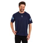 GENIUS STORE Erkek Nem Emici Hızlı Kuruma Atletik Teknik Performans Spor T-shirt (LACİVERT, L)