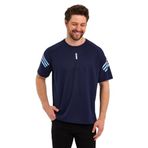 GENIUS STORE Erkek Nem Emici Hızlı Kuruma Atletik Teknik Performans Spor T-shirt (LACİVERT, XL)