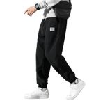 Genıus Store Erkek Polar Kumaş Oversize Erkek Eşofman Altı - XL - Siyah