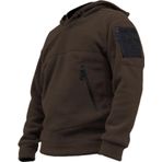 Genıus Store Erkek Polar Outdoor Kapşonlu Kombat Tactical Cepli Polar - Haki - 2XL