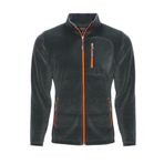 Genıus Store Erkek Polar Tam Fermuarlı 3 Cepli Outdoor Polar Ceket Tactical Flecee (FÜME / S)