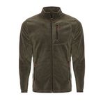 Genıus Store Erkek Polar Tam Fermuarlı 3 Cepli Outdoor Polar Ceket Tactical Flecee (HAKİ / XXL)