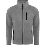 Genıus Store Erkek Polar Tam Fermuarlı 3 Cepli Outdoor Polar Ceket Tactical Flecee (KOYU GRİ / M)
