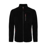 Genıus Store Erkek Polar Tam Fermuarlı 3 Cepli Outdoor Polar Ceket Tactical Flecee (SİYAH / L)