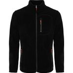 Genıus Store Erkek Polar Tam Fermuarlı 3 Cepli Outdoor Polar Ceket Tactical Flecee (SİYAH / M)