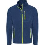 Genıus Store Erkek Polar Tam Fermuarlı 3 Cepli Tactical Flecee - Mavi - Sarı - 2XL