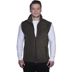 Genius Store Erkek Polar Yelek Tam Femuarlı Outdoor Spor Yelek 3 Cepli 8 Renk Haki S