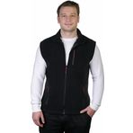 Genius Store Erkek Polar Yelek Tam Femuarlı Outdoor Spor Yelek 3 Cepli 8 Renk Siyah M
