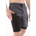 GENIUS STORE Erkek Running Hızlı Kuruma Micropoly Antrenman Halısaha Fitness Kısa Taytlı SPORCU-ŞORT1