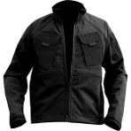 Genıus Store Erkek Spor Combat Mont Softshell Outdoor Su ve Rüzgar Geçirmez Ceket 4 Cepli - Siyah