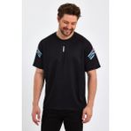 Genıus Store Erkek Spor Tişört Baskılı Fitness, Antrenman Fit - Siyah