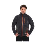 Genius Store Erkek Tam Fermuarlı 3 Cepli Outdoor Polar Ceket Tactical Flecee Polar Füme