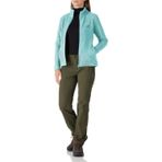 Genius Store Genıus Kadın Tam Fermuarlı Kalın Outdoor Polar Ceket Renkli-Tam Mint Yeşili 2Xl