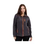 Genius Store Genıus Store Store Kadın Polar Tam Fermuarlı Outdoor 3 Cepli Spor Polar Ceket Füme