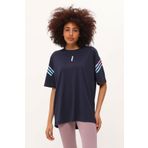 GENIUS STORE Kadın Spor Baskılı Fitness, Antrenman Fit Spor T-Shirt