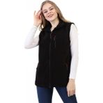 Genıus Store Kadın Spor Polar Yelek Outdoor Yelek - M - Siyah