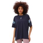Genıus Store Kadın Spor Tişört Baskılı Fitness, Antrenman Fit - L - Lacivert