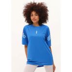Genıus Store Kadın Spor Tişört Baskılı Fitness, Antrenman Fit - M - Mavi