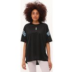 Genıus Store Kadın Spor Tişört Baskılı Fitness, Antrenman Fit - M - Siyah