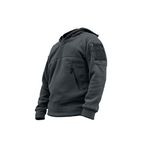 Genius Store Kompat Tactical Füme Kapüşonlu Outdoor Erkek Polar