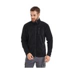 Genius Store Tam Fermuarlı 3 Cepli Outdoor Erkek Polar Ceket Tactical Flecee Siyah