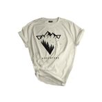Genıus Store Unisex Baskılı Tişört Outdoor Normal Kalıp Tshirt (ADVENTURE/XXL)