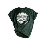 Genıus Store Unisex Baskılı Tişört Outdoor Normal Kalıp Tshirt (CEYLAN YEŞİL, S)