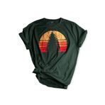 Genıus Store Unisex Baskılı Tişört Outdoor Normal Kalıp Tshirt (GÜNEŞ YEŞİL, XL)