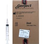 Genject - 2.5 ml 3p 27G 50MM Uzun Dental Enjektör - 1000 Adet - Beyaz - Standart