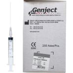 Genject - 2.5 ml 40MM Kısa Dental Enjektör - 250 Adet - Beyaz - Standart
