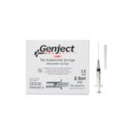 Genject Dental Enjektör 2,5 ml Luer Lock 27GX50MM 250 Adet