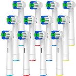 GENKENT Oral-B Braun ile Uyumlu Yedek Diş Fırçası Başlıkları, Oral B Yedek Başlıkları için 12 Adet Profesyonel Elektrikli Diş Fırçası Başlıkları Fırça Başlıkları Yedek Pro 500/1000/1500/3000/3757/500/7000/7500/8000