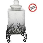 Genpazar Cam Sebil, Şerbetlik, Limonatalık, yağdanlık, Detoks Sürahisi 10 Litre - Şeffaf - 10 lt
