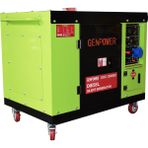 Genpower Gdg 12000 Ec 12 Kva Dizel Ses Izolasyon Kabinli Monofaze Portatif Jeneratör