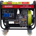 Genpower Gdg 7000 E Oto Model 7 Kva Dizel, Ses Izolasyon Kabinsiz, Otomatik Transfer Panolu, Tekerlekli, Monofaze ( 220 Volt) Portatif Jeneratör