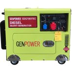 Genpower GDG 7000 ECX 7 Kva Dizel Süper Sessiz Kabinli Monofaze Portatif Jeneratör
