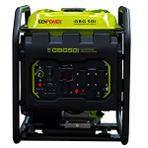 GenPower Genpower Marka Gbg 50i Model 5 Kva, Benzinli, İpli Açık Tip, Dijital İnverter Monofaze( 220 Volt) Portatif Jeneratör