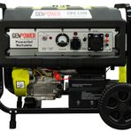 Genpower Marka GBG 130 E Model 13 Kva, Benzinli, Marşlı, Tekerlekli, Monofaze ( 220 Volt) Portatif Jeneratör