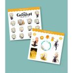 Genshin-Albedo 2 Li Sticker Set Parlak Kağıt-Monstat-Genshin İmpact-Oyun Süsleme