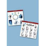 Genshin - Shenhe 2 Adet Sticker Seti Parlak Kağıt - Oyun-Süsleme-Hediye Çıkartmaları - Mavi