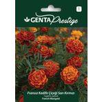 Genta Prestige Sarı Kırmızı Fransız Kadife Çiçeği Tohumu