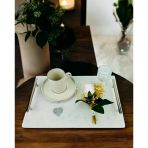 Gentle Damat Kahve Fincan Tepsisi GRİ