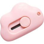 Gentlemen's Hardware Taşınabilir Sevimli Bulut Şeklinde Falçata - Maket Bıçağı 3 Renk 1 Adet Gönderilecek - Pembe